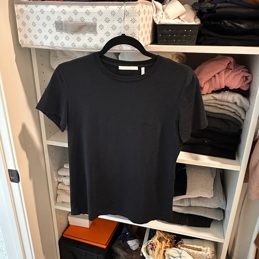 Helmut Lang Classic Black Crewneck T-Shirt Size S